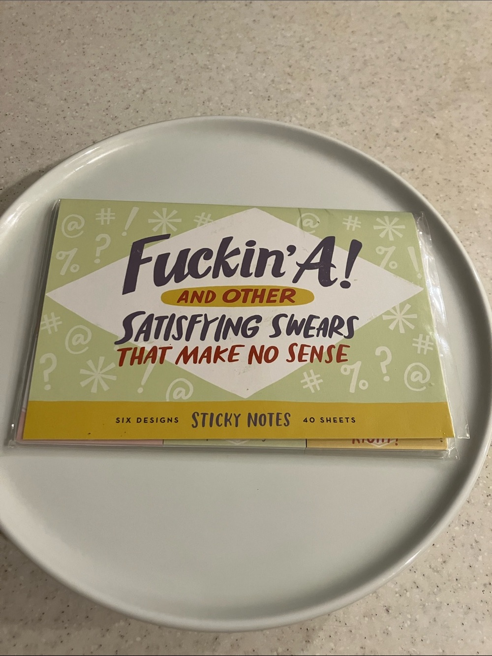 NWT Funny Punny Satisfying Swears Sticky Notes